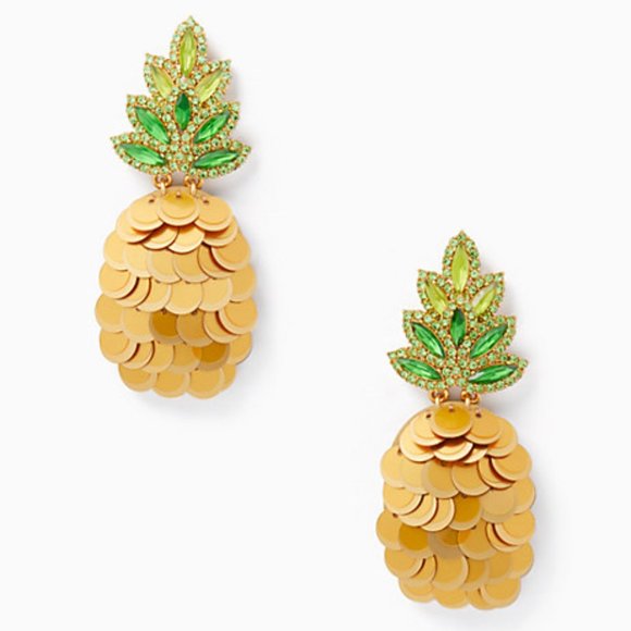 kate spade Jewelry - NWT Kate Spade New York By the Pool Pineapple Statement Earrings